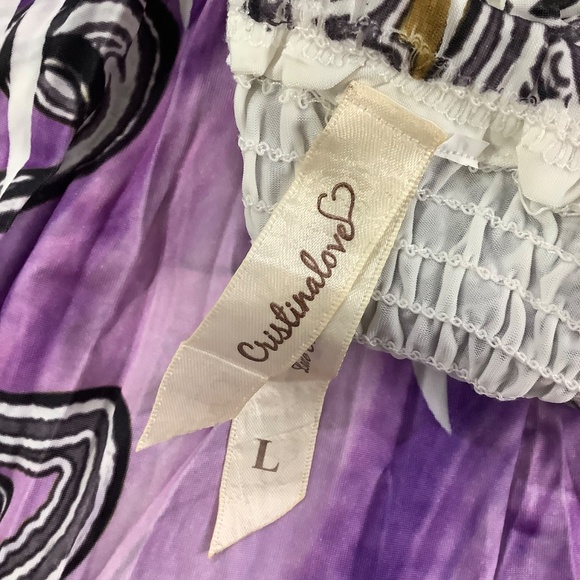 Cristina love strapless Dress Large 36-38 bust - Picture 4 of 4